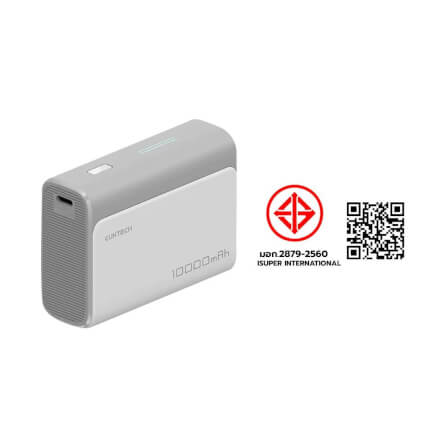 แบตเตอรี่สำรอง CUKTECH AURA PB100 10000 mAh สีเทา จ่ายไฟสูงสุด 33W_10